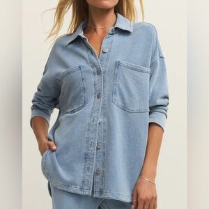 Z Supply Denim top- Size XL
